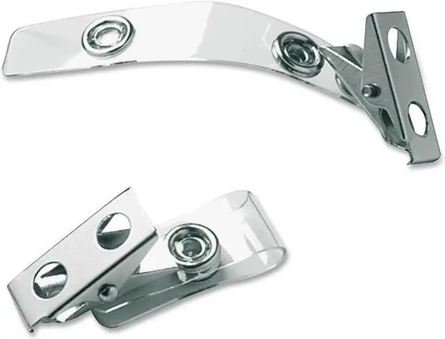 Alt view image 3 of 5 - Baumgartens ID Strap Clips Prepunched Vinyl 25/PK Clear 68010