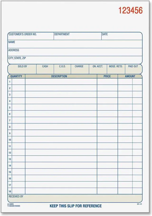 Alt view image 7 of 17 - Adams Carbonless Sales Order Books