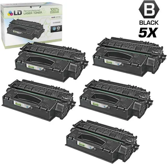 Main image of LD Products Compatible Toner Cartridge Replacement for HP 49X Q5949X High Yield (Black, 5-Pack) For use in HP Printer LaserJet: 1320, 1320n, 1320nw, 1320t, 1320tn, 3390 and 3431