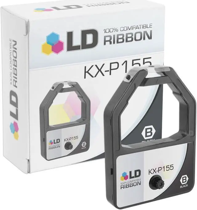 Alt view image 2 of 2 - LD Compatible Printer Ribbon Cartridge Replacement for Panasonic KX-P155 (Black, 5-Pack)