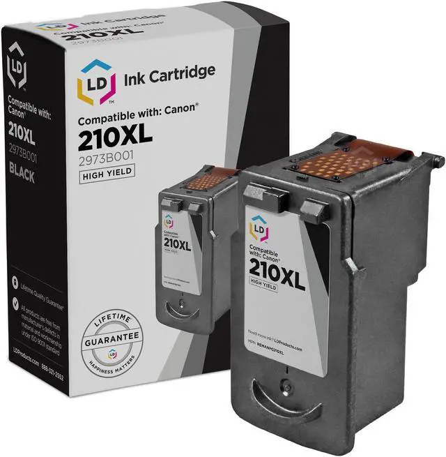 Main image of LD Products Remanufactured Ink Cartridge Replacement for Canon PG-210XL 2973B001 High Yield (Black)