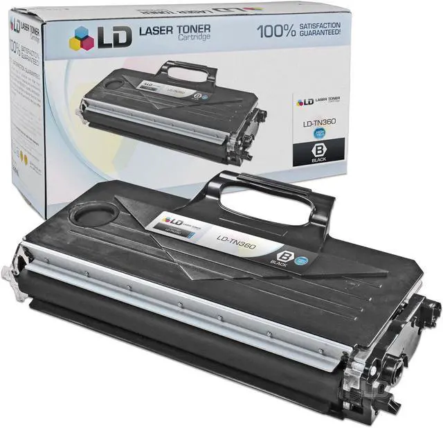 Alt view image 2 of 8 - LD © Compatible Brother TN360 (TN330) Set of 4 HY Black Cartridges for DCP-7030, DCP7-7040, DCP-7045N, HL-2140, HL-2150N, HL-2170W, MFC-7320, MFC-7340, MFC-7345DN, MFC-7345N, MFC-7440N, MFC-7840W