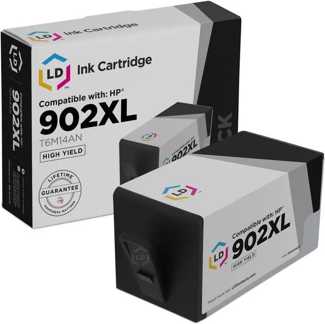 Main image of LD Compatible Replacements for HP 902XL HY Ink: Black Cyan Magenta Yellow 4-Pack for OfficeJet 6950 6954 6962 OfficeJet Pro 6958 6960 6970 6978