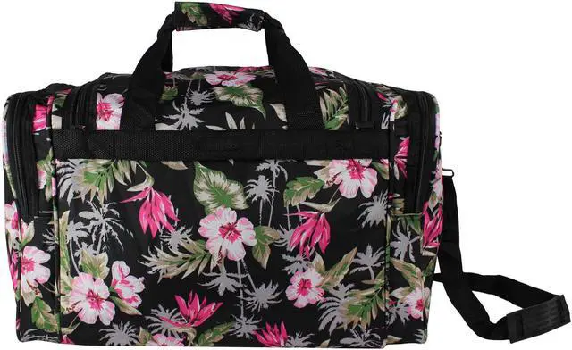 Alt view image 3 of 4 - World Traveler 19-Inch Carry-On Duffel Bag - Tropical Flowers