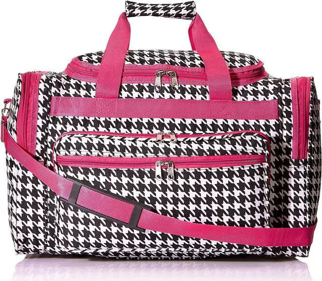 Alt view image 5 of 10 - World Traveler Houndstooth 16in. Shoulder Duffle Bag