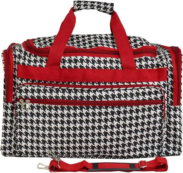 Alt view image 5 of 7 - World Traveler Houndstooth 19in. Shoulder Duffle Bag