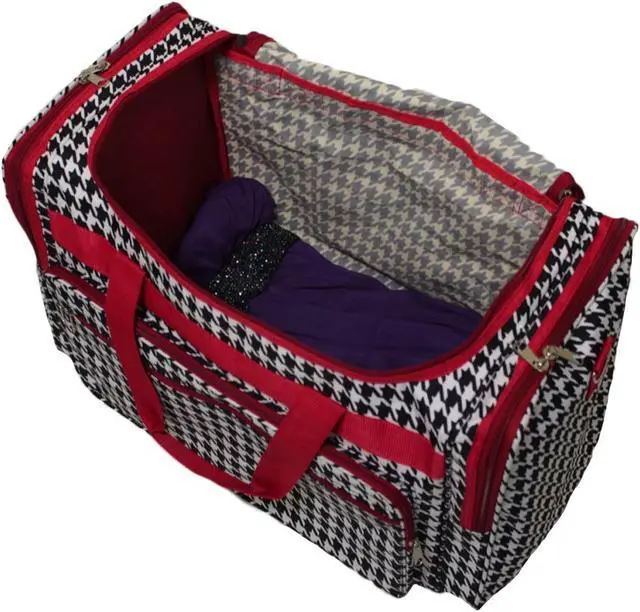 Alt view image 7 of 7 - World Traveler Houndstooth 19in. Shoulder Duffle Bag