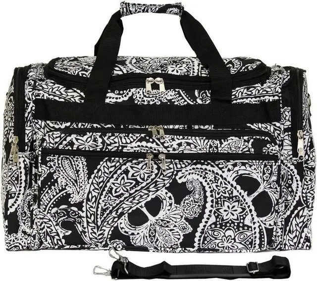 Alt view image 5 of 5 - World Traveler Paisley 19in. Shoulder Duffle Bag