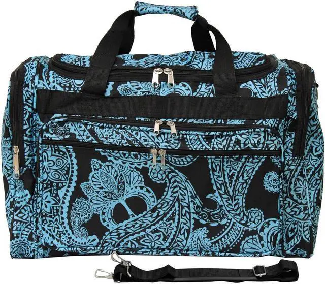 Alt view image 5 of 8 - World Traveler Paisley 19in. Shoulder Duffle Bag