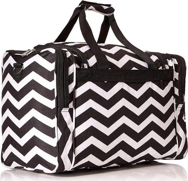 Alt view image 7 of 9 - World Traveler Chevron 16in. Shoulder Duffle Bag