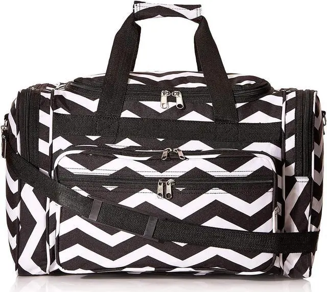 Alt view image 5 of 9 - World Traveler Chevron 16in. Shoulder Duffle Bag