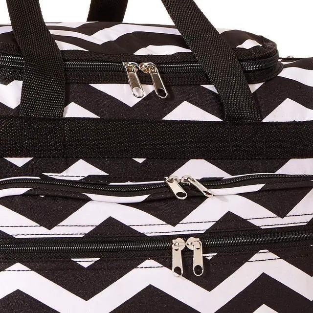 Alt view image 9 of 9 - World Traveler Chevron 16in. Shoulder Duffle Bag