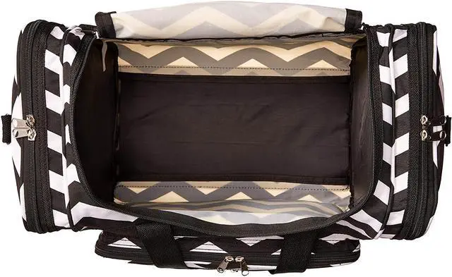 Alt view image 8 of 9 - World Traveler Chevron 16in. Shoulder Duffle Bag