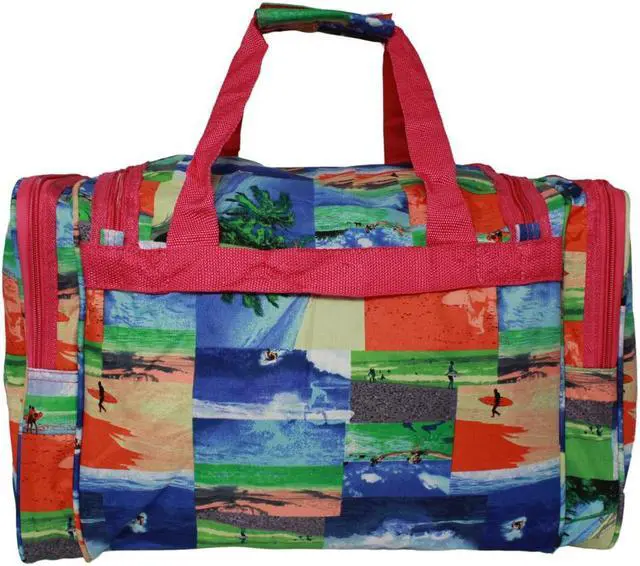 Alt view image 2 of 2 - World Traveler Value Series Summer 19-Inch Carry-On Duffel Bag - Surf