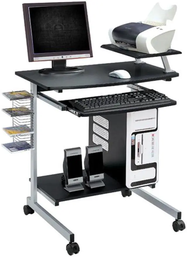 Main image of Ergonomic Multifunction Mobile Compact Computer Desk - Graphite