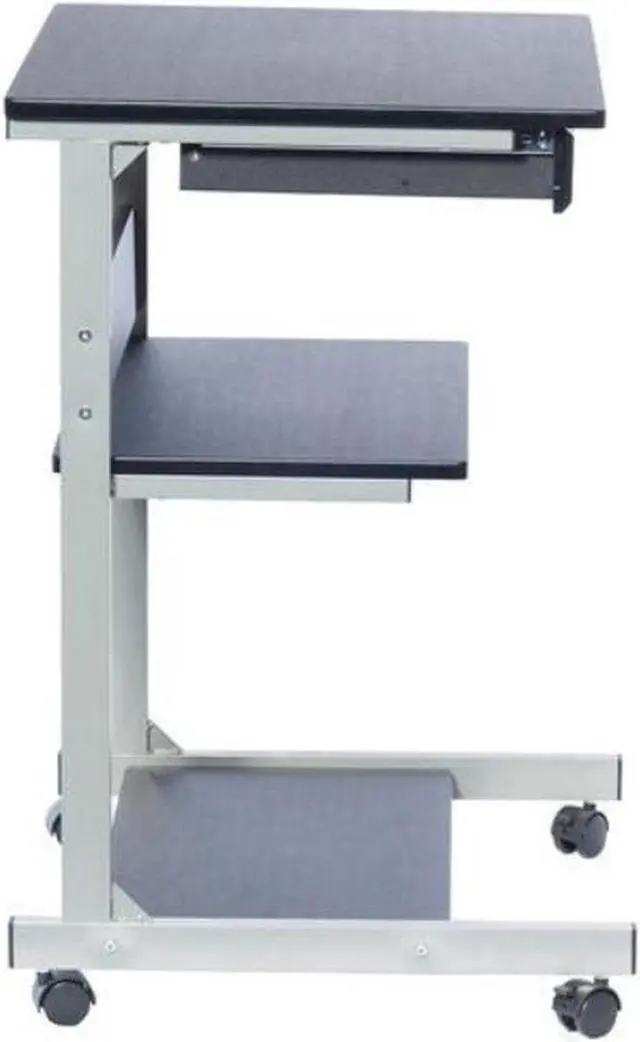 Alt view image 3 of 6 - Urban Designs Rolling Laptop Cart with Storage