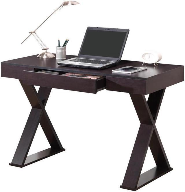 Main image of Office Express X-Leg Laptop Computer Home Office Desk - Espresso