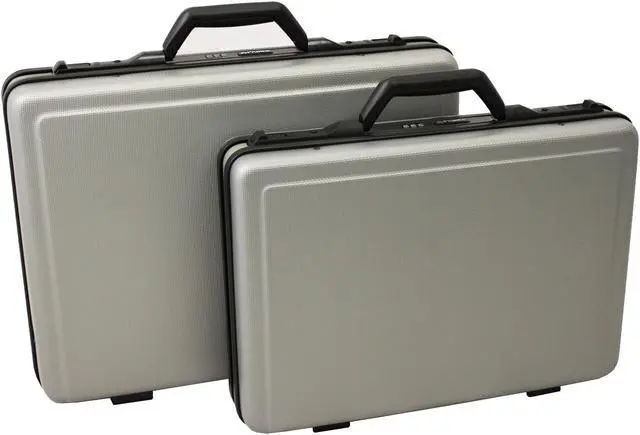 Alt view image 4 of 4 - Copa European Prince Style ABS 17" Attache Case - Silver