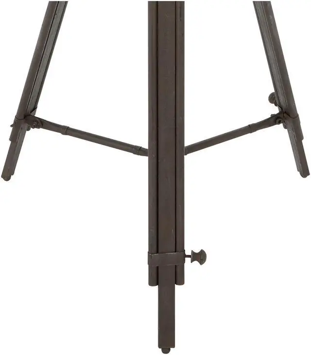 Alt view image 3 of 4 - Urban Designs Industrial Porthole Metal Round Clock Coffee and End Table