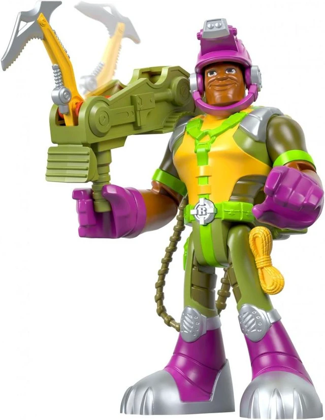 Alt view image 4 of 5 - Fisher-Price Rescue Heroes Rocky Canyon, 6 inch Figure with Accessories