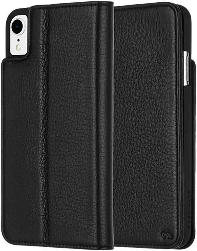 Alt view image 4 of 5 - Case-Mate Wallet Folio Case for iPhone XR - Black
