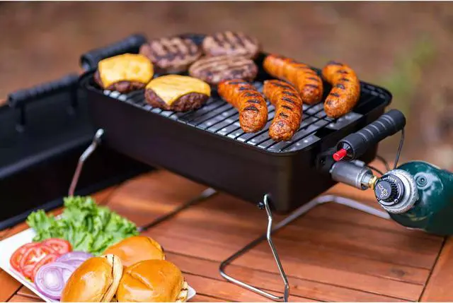 Alt view image 14 of 18 - Char-Broil 465620011 190 Sq Inch Cooking Area Portable Liquid Propane Gas Grill