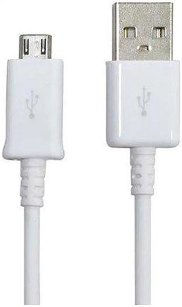 Alt view image 3 of 13 - OEM Samsung 5 Foot Micro USB Charging Data Cable - White (ECB-DU4EWE)