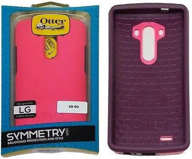 Alt view image 4 of 9 - LG G3 Otterbox Symmetry Crushed Damson Dark Red Pink 77-44371