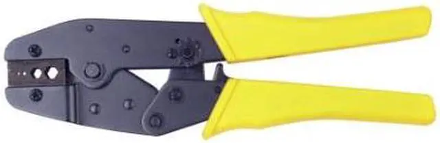 Main image of Sargent Tools Cable Crimper for BNC and TNC Connectors with Dies - Yellow Handle