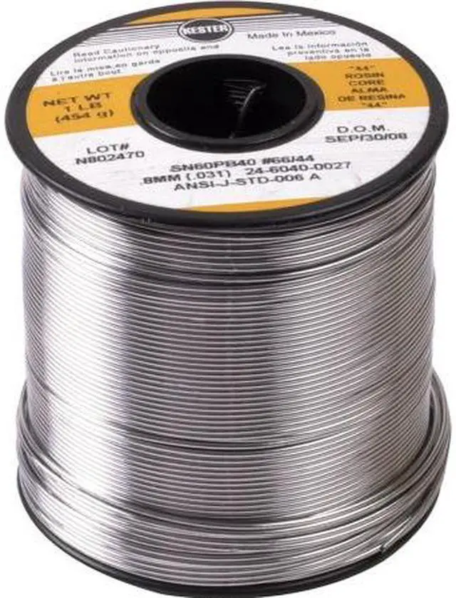 Alt view image 2 of 4 - 44 Rosin Core Solder - 60/40 - 1 lb. x .031" - 21 Gauge