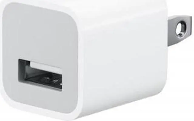 Main image of Apple MD810LL/A 5 Watts USB Power Adapter for All iPhone and iPods With Dock/Lightning Connector - White