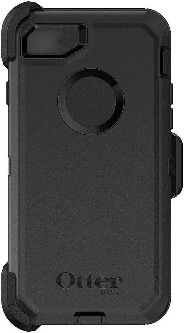 Alt view image 11 of 20 - OtterBox DEFENDER SERIES Case for iPhone 7 (ONLY) - Retail Packaging - BLACK