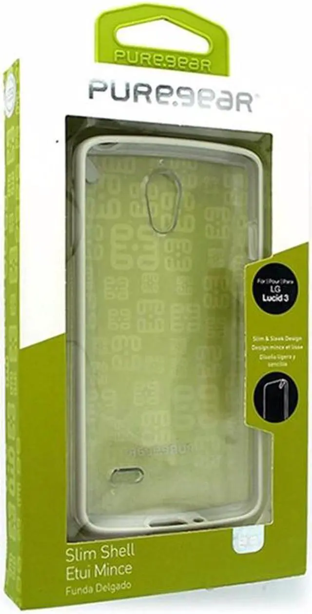 Alt view image 2 of 2 - PureGear Coconut Jelly Slim Shell Case for LG Lucid 3 60661PG