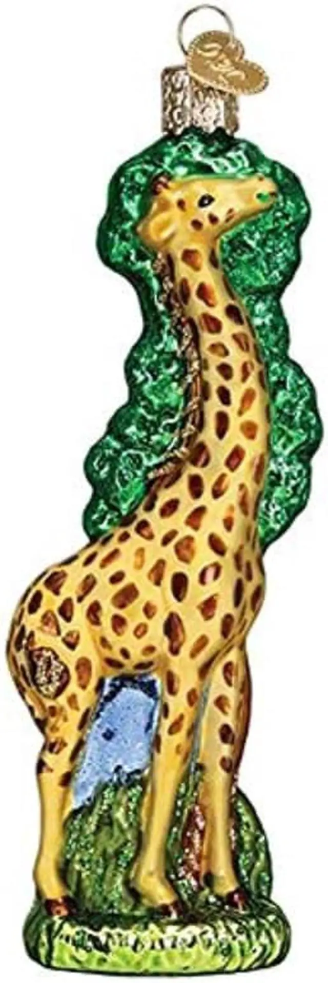 Alt view image 3 of 5 - Giraffe Safari Animal Christmas Holiday Ornament
