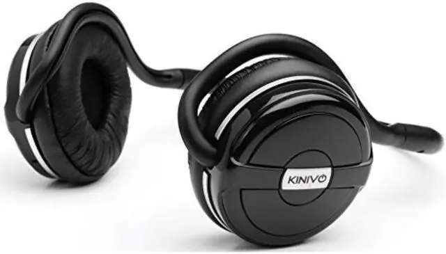 Alt view image 4 of 5 - Kinivo BTH240 Bluetooth Stereo Headphone - Supports Wireless Music Streaming and Hands-Free calling (Black)