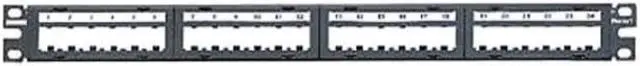Alt view image 3 of 4 - Panduit CPPL24M6BLY Modular Patch Panel