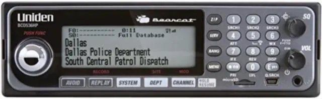 Alt view image 6 of 8 - Uniden BCD536HP Digital Mobile Scanner w/ WiFi & Backlit Keypad
