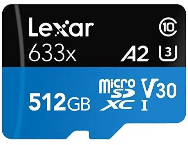 Alt view image 18 of 20 - Lexar High-Performance 633x 512GB microSDXC Flash Card Model LSDMI512BBNL633A
