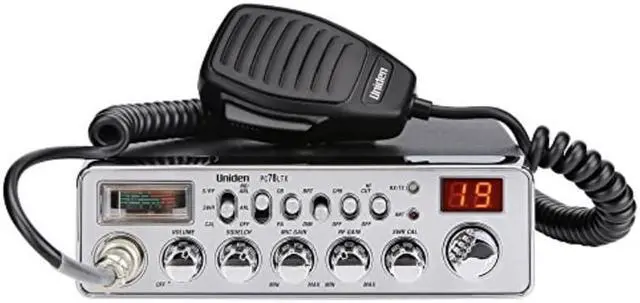 Alt view image 6 of 9 - Uniden PC78LTX 40-Channel CB Radio (With SWR Meter)
