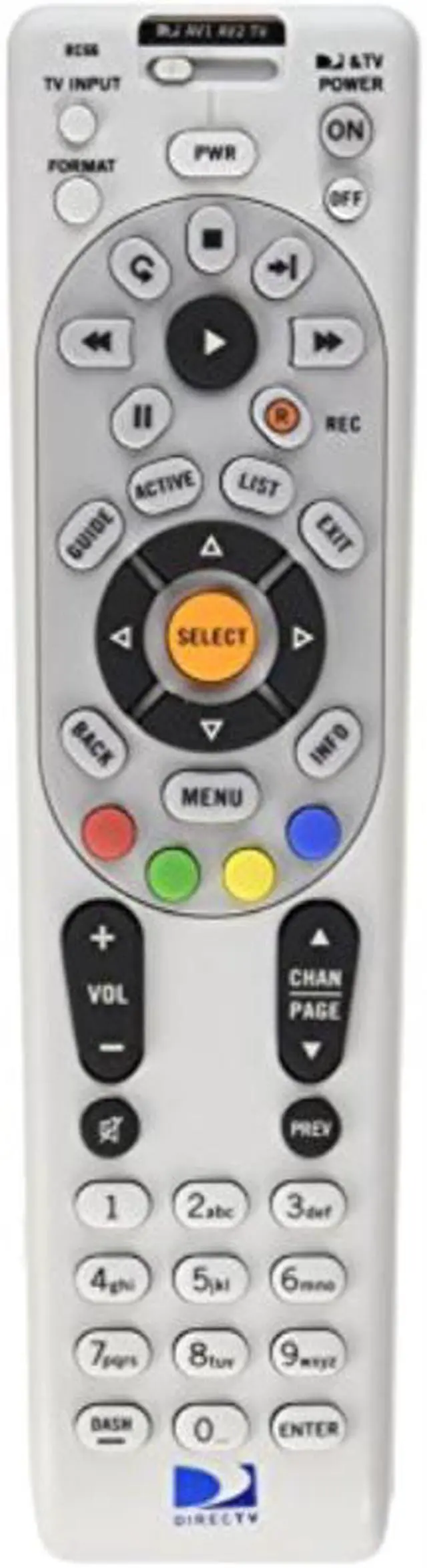 Alt view image 7 of 9 - DIRECTV RC66 4-Device Universal Remote