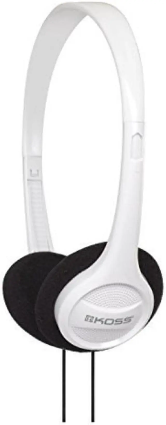 Alt view image 4 of 4 - Koss Stereo Headphones On Ear White KPH7W Wired Over the Head Adjustable Headband