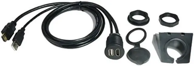 Alt view image 7 of 9 - PAC HDMI-USB-CBL 3FT DASHMNT HDMI/USB CBL