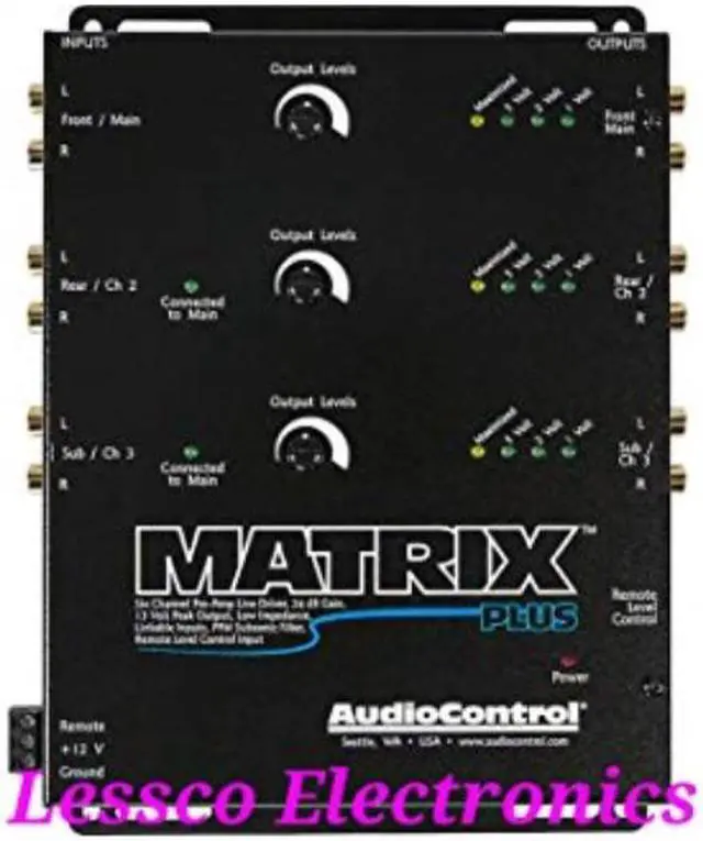 Alt view image 20 of 20 - Audiocontrol MATRIX PLUS 6-channel Line Driver