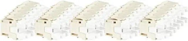 Alt view image 2 of 4 - Leviton QuickPort Category 6 Modular Connector Snap-In/Panel/Wall Plate Mount