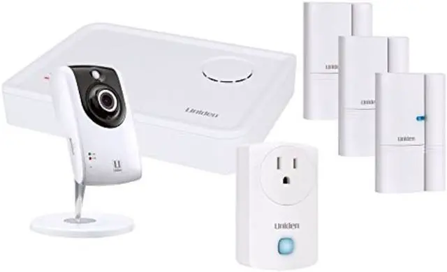 Alt view image 6 of 9 - Uniden HC54 Video Surveillance Uniden Smart Home Security System, White