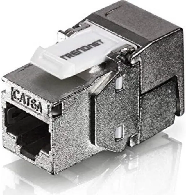 Alt view image 15 of 20 - TRENDnet TC-K06C6A Shielded Cat6A Keystone Jack - 6-Pack