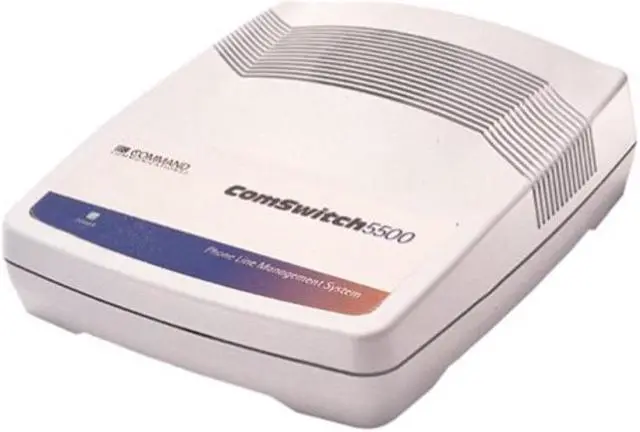 Alt view image 3 of 4 - command communications comswitch 5500 3-port phone/fax modem line sharing device