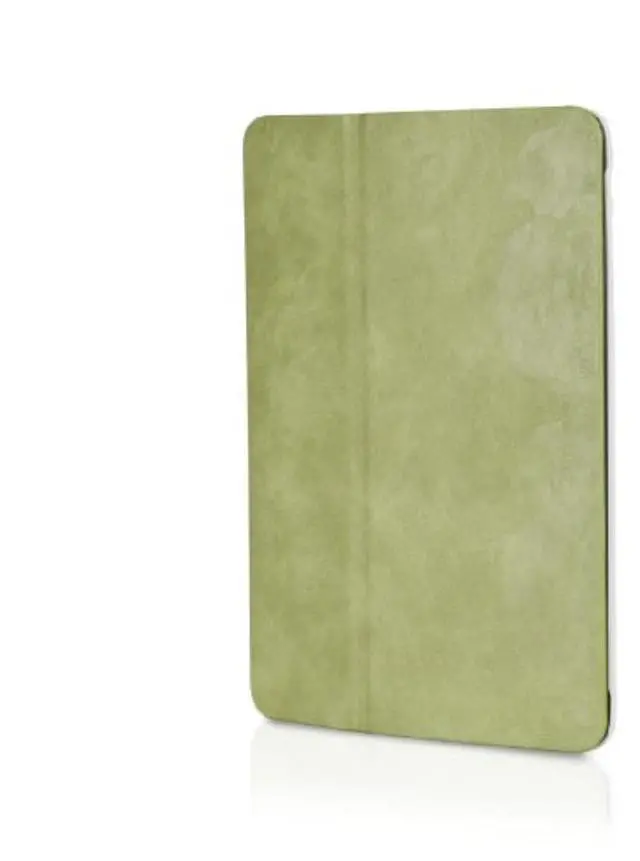 Alt view image 15 of 20 - XtremeMac Microfolio Leather Lime Case for iPad Mini