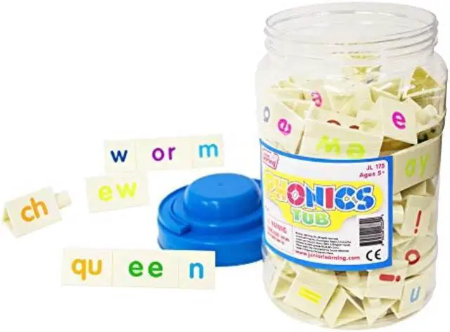 Main image of Junior Learning Tri-Blocks Tub Board games