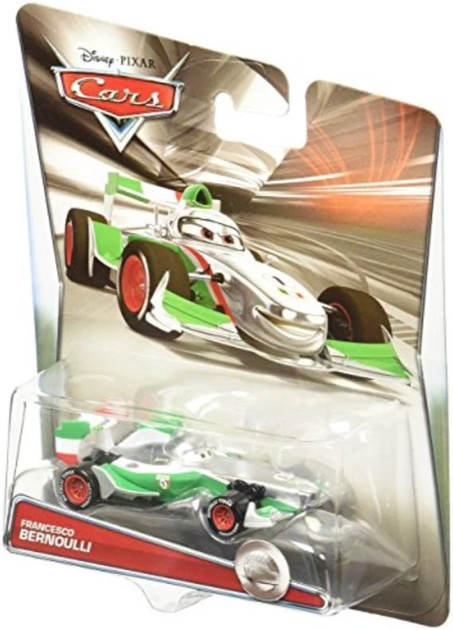 Alt view image 2 of 2 - mattel disney pixar cars silver racer series bbn17 francesco bernoulli